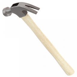 Молоток-гвоздодер 0,5кг, 13х4,5х3см, в сборе 33см, деревянная рукоятка 28см (Китай) - Домашняя мода фото 4