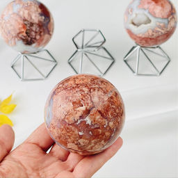 Шар из цветочного Агата