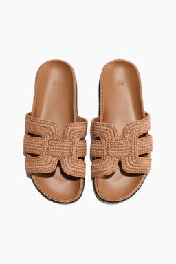 Sandalias en paja trenzada - H&m фото 2