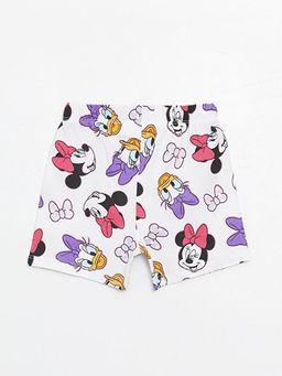 Beli Lastikli Minnie Mouse Bask?l? K?z Bebek ?ort Pijama Alt - Waikiki фото 2
