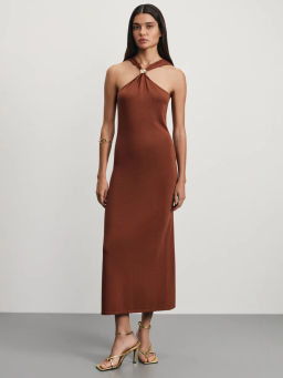 Трикотажное облегающее платье из вискозы / Zarina