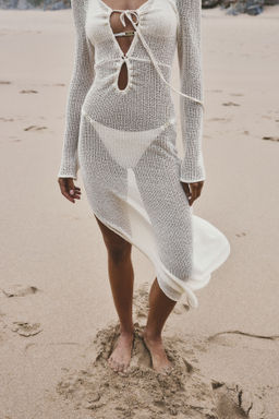 Vestido playero en punto holgado - H&m фото 6