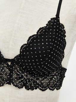 Balensiz Dolgusuz Desenli Bralet