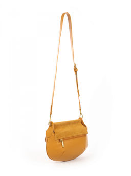 LACCOMA сумка АМ2080-С-желтый натуральная кожа хлопок