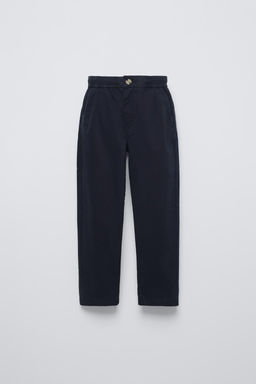 TAPERED DARTED TROUSERS
