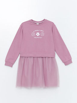 Bisiklet Yaka K?z ?ocuk Elbise