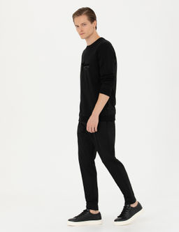 Черные новые спортивные штаны узкого кроя - Cacharel фото 3