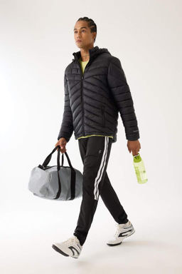 DeFactoFit Тканевые спортивные штаны для дайвинга с застежкой-молнией