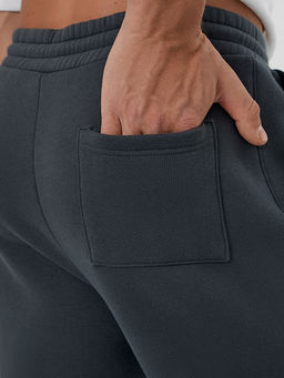 Теплые брюки джоггеры мужские зеленые с начесом - Mark formelle фото 7