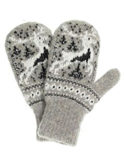 Варежки женские "Олень" 3005-5