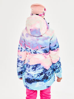 Женская горнолыжная сноубордическая куртка Alpha Endless Ultra Chaleur SNB 423/316_9 Разноцветный  фото 6