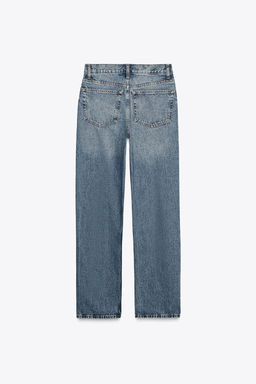 ZW COLLECTION STRAIGHT HIGH-WAIST JEANS - Zara фото 11