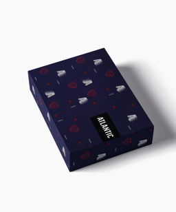 ATLANTIC 2GMH-029 Трусы шорты 3D Love - набор 2 шт. темно-синий + красный фото 7