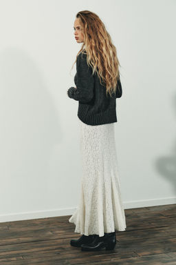 SOFT TOUCH LACE SKIRT - Zara фото 5