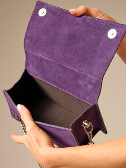 Сумка замшевая Deboro 30715 виноград