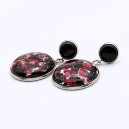 Серьги из муранского стекла RUBY DAWN LS2990