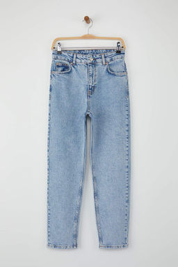 Mavi Yuksek Bel Comfort Yeni Mom Jeans TWOAW26JE00058 - Trendyolmilla фото 5