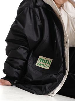 Куртка для мальчика утепленная 33-8215 черный