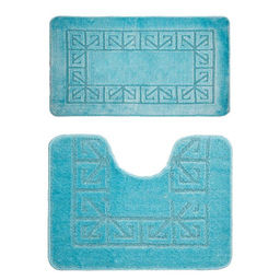 Комплект ковриков для в/к BANYOLIN CLASSIC из 2 шт 50х80/50х40см (бирюзовый)