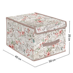 Короб стеллажный с крышкой, большой, 30*40*25 см, JARDIN, шт - Valiant фото 9