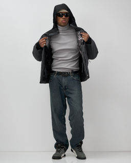 Горнолыжная куртка мужская зимняя темно-серого цвета 7611TC - Mtforce фото 11