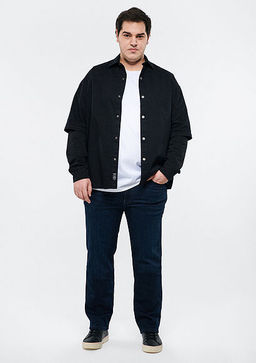 Hasan Mavi Black M?rekkep Mavi Jean Pantolon