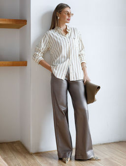 D54.265 Джинсы женские темно-серебряный