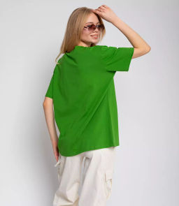 Футболка #КТ879 (1), зелёный - Dommod фото 4