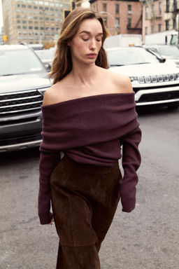 PLAIN KNIT BANDEAU JUMPER