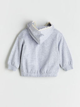 Kap??onlu K?z ?ocuk Sweatshirt