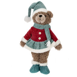 Игрушка набивная "Медвежонок", L19 W10 H35 см, 2в.