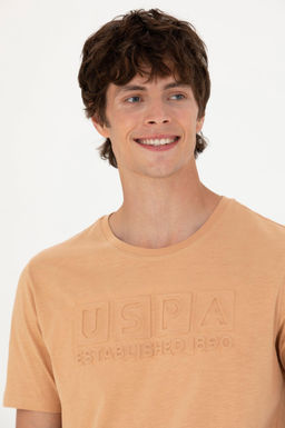 Мужская футболка светло-коричневого цвета - U.s. polo assn фото 16