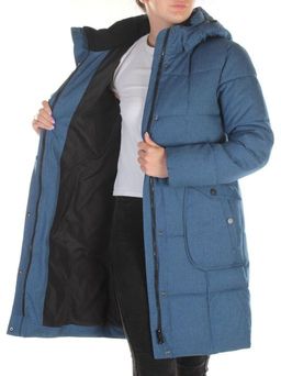 350 BLUE Пальто женское зимнее (200 гр. холлофайбера) - Fashion фото 9