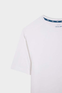 DeFactoFit Спортивная футболка стандартного кроя с круглым вырезом и принтом по бокам  фото 2