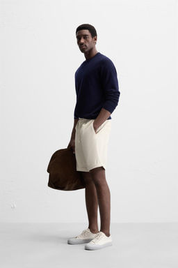 COMFORTABLE REGULAR FIT BERMUDA SHORTS - Zara фото 15