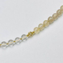 Колье из Рутилового кварца и Горного Хрусталя - Радуга самоцветов фото 3