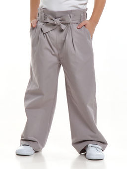 Брюки для девочки прямого кроя UD 7157 св.серый - Mini maxi фото 4