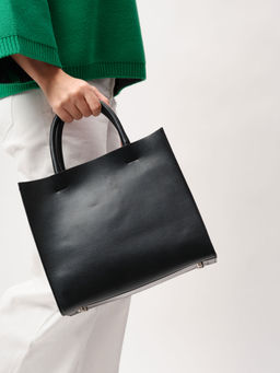 Кожаная сумка Deboro 30902 черный