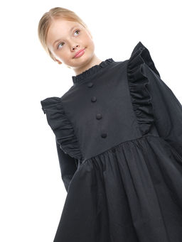 Платье черное нарядное для девочки 33-24251 черный - Mini maxi фото 27