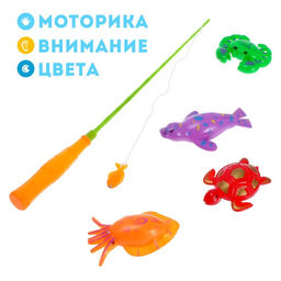 Игра Весёлая рыбалка: удочка, 4 рыбки - Simaland фото 3