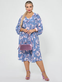 Платье 0327-1п синий - Dora фото 38