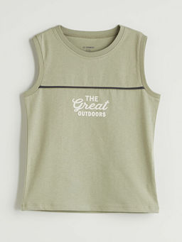 Bask?l? Erkek ?ocuk Atlet 2li