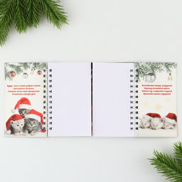Двойной блокнот на гребнях С новым годом! - Artfox фото 3