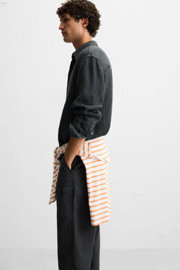 100% LINEN SHIRT - Zara фото 7