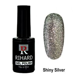 Rihard Shiny Gel Polish Гель-лак - коллекция "Шайн" с металлическим блеском, 10 мл, Silver