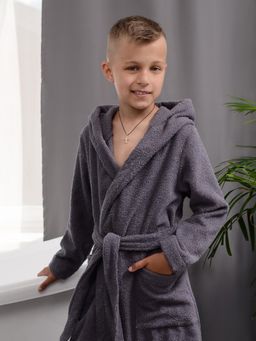 ХАЛАТ ДОМАШНИЙ ДЕТСКИЙ МД-СЕР-12 - Ашматекс фото 2
