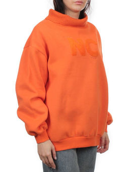 2510 ORANGE Толстовка женская (85% хлопок, 10% полиэстер, 5% спандекс) - Fashion фото 3