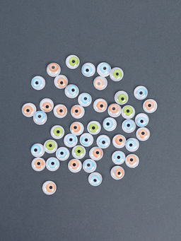 Глазки на клеевой основе, набор, размер 1.5 см