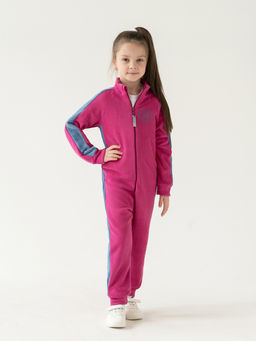 Комбинезон детский флисовый фуксия пш