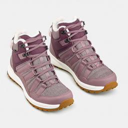 Зимние ботинки женские бордовые Quechua 300